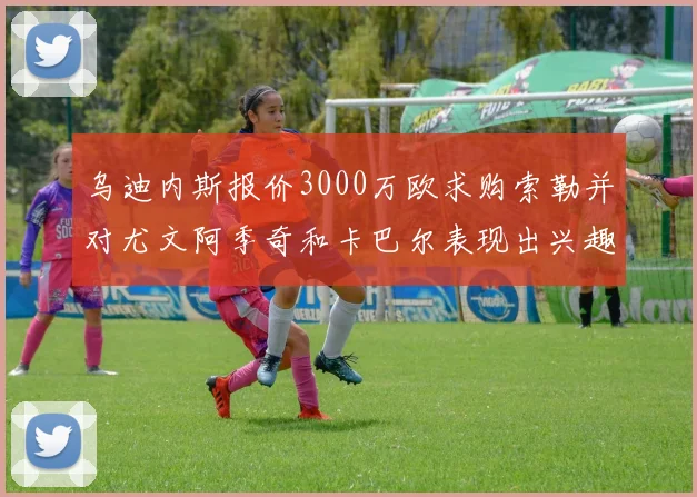 乌迪内斯报价3000万欧求购索勒并对尤文阿季奇和卡巴尔表现出兴趣